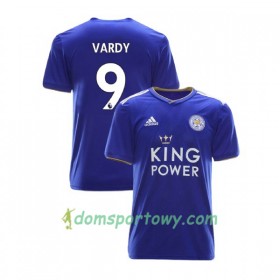 Koszulka Leicester City Jamie Vardy 9 Domowe Koszulki Piłkarskie 2018-2019 Krótki Rękaw